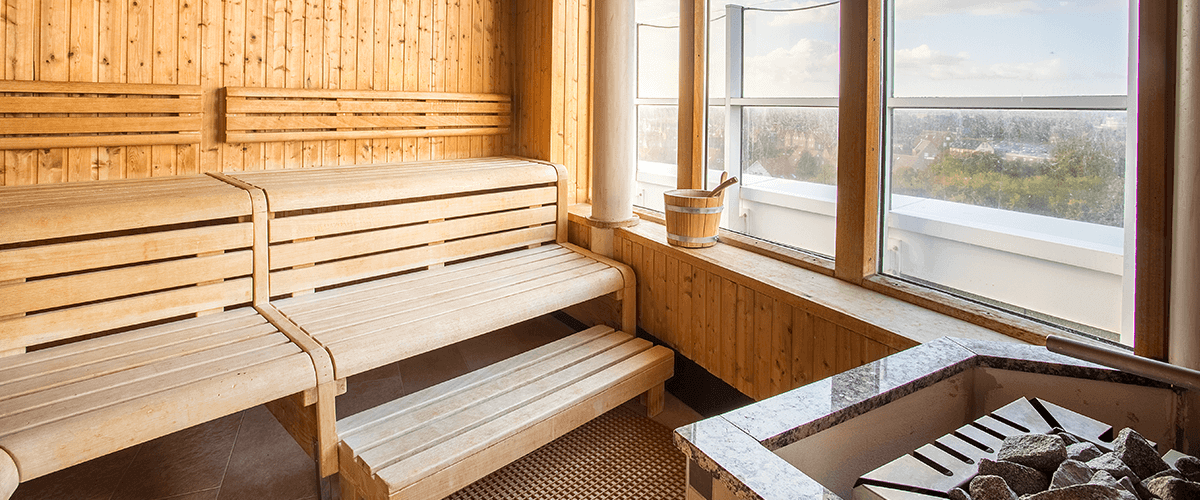 Sauna mit Ausblick