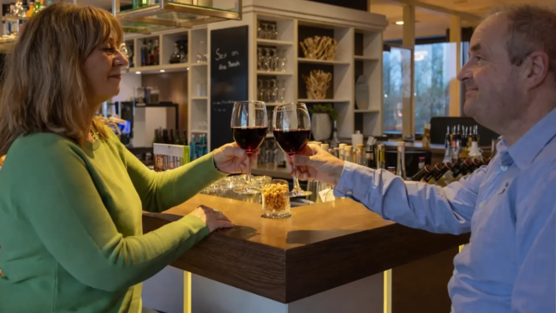 Rotwein in der Tenderbar